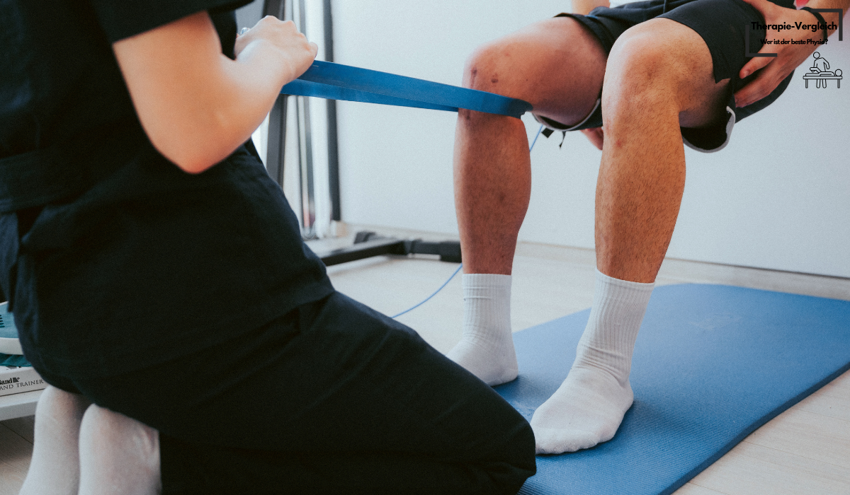 In der Trainingstherapie wird versucht die Beweglichkeit in den Gelenken zu fördern.